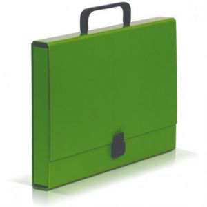 Teczka z rączką VauPe A4/4cm Classic, Zielona jasna
